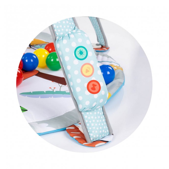 Chipolino Playmat Jungle with Music Lights and Balls