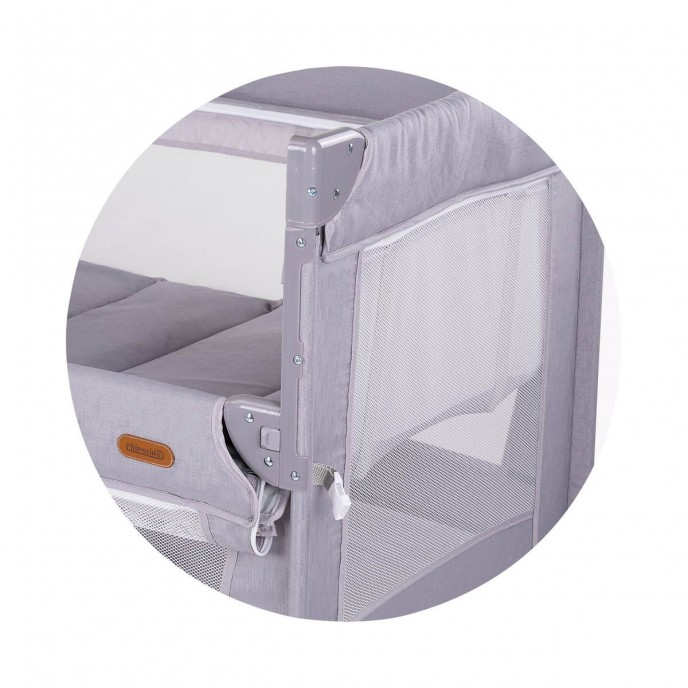 Chipolino Travel Cot Glory with Dropside Tiramisu