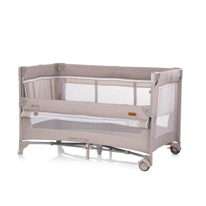 Chipolino Travel Cot Glory with Dropside Tiramisu