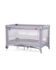 Chipolino Travel Cot Glory with Dropside Cloud Grey