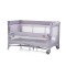 Chipolino Travel Cot Glory with Dropside Cloud Grey