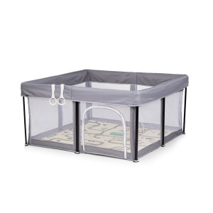 Chipolino Foldable Playpen Vibe 120x120cm Grey