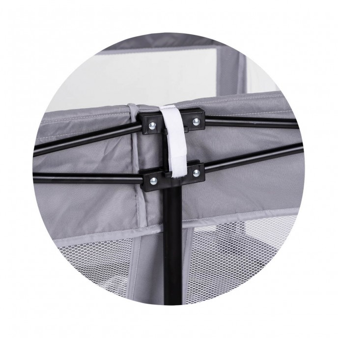 Chipolino Foldable Playpen Vibe 120x120cm Grey Chipolino Foldable Playpen Vibe 120x120cm Grey