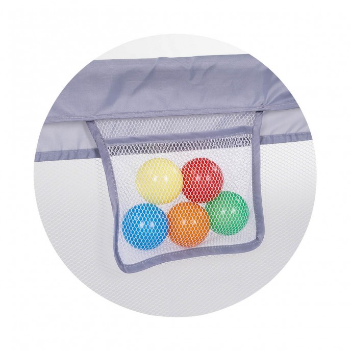 Chipolino Foldable Playpen Vibe 120x120cm Grey Chipolino Foldable Playpen Vibe 120x120cm Grey