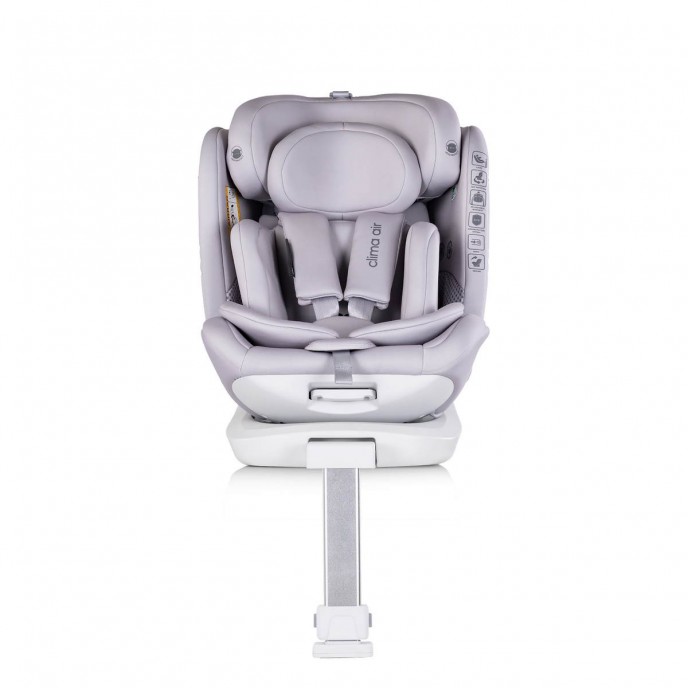 Chipolino Carseat I-Size ISOfix 360 Clima Air Cloud Grey (40-150cm)