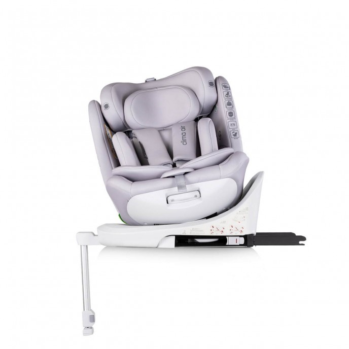 Chipolino Carseat I-Size ISOfix 360 Clima Air Cloud Grey (40-150cm)