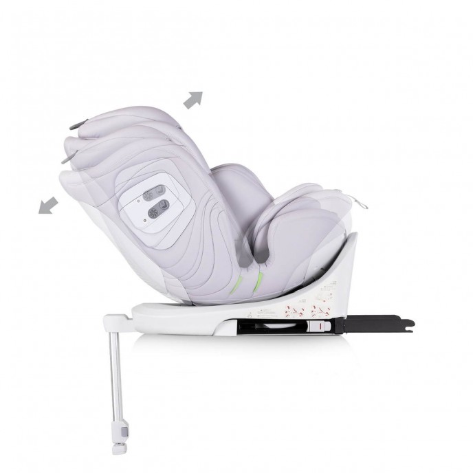 Chipolino Carseat I-Size ISOfix 360 Clima Air Cloud Grey (40-150cm)