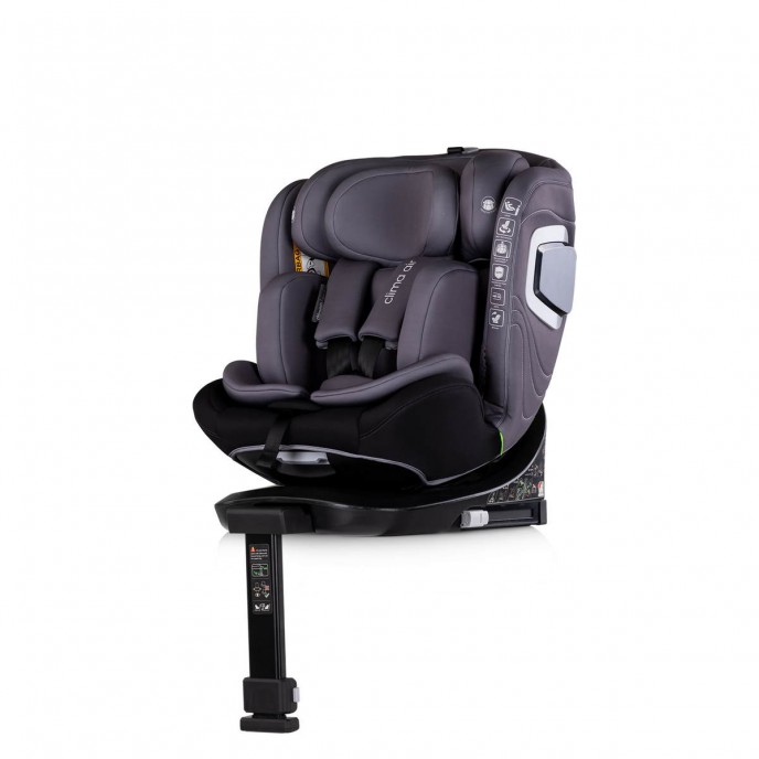 Chipolino Carseat I-Size ISOfix 360 Clima Air Anthracite (40-150cm)