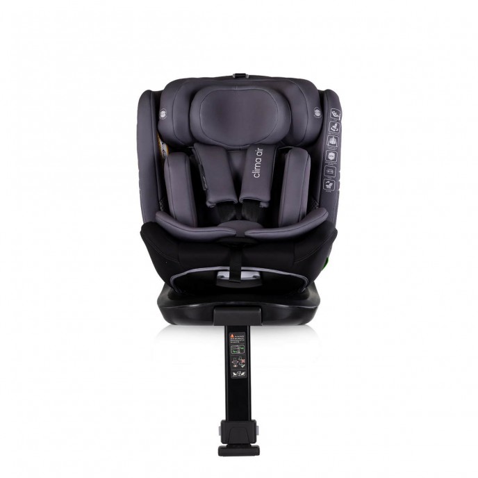 Chipolino Carseat I-Size ISOfix 360 Clima Air Anthracite (40-150cm)
