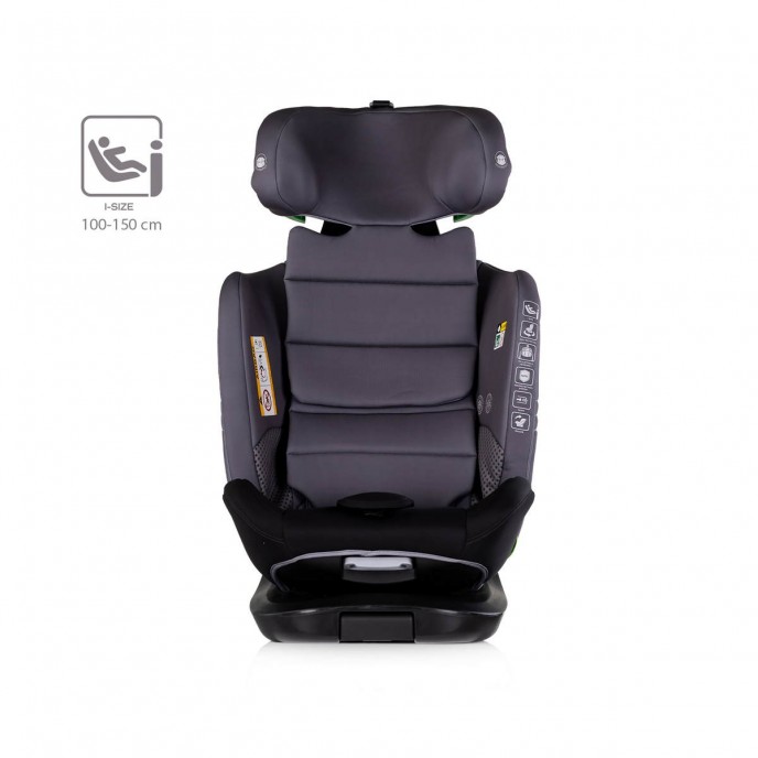 Chipolino Carseat I-Size ISOfix 360 Clima Air Anthracite (40-150cm)