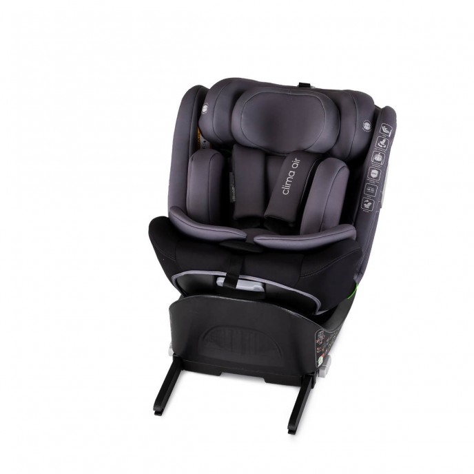 Chipolino Carseat I-Size ISOfix 360 Clima Air Anthracite (40-150cm)