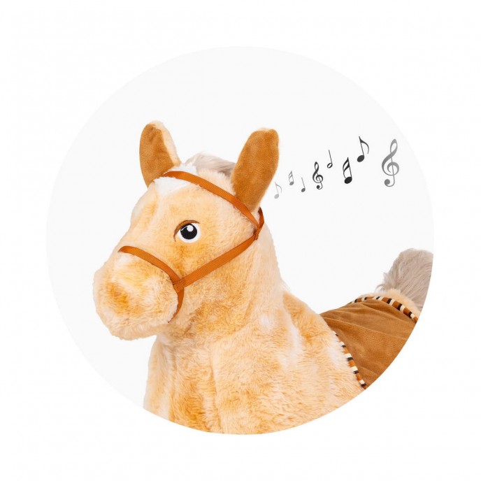 Chipolino Hopping toy with Sound Horse Brown