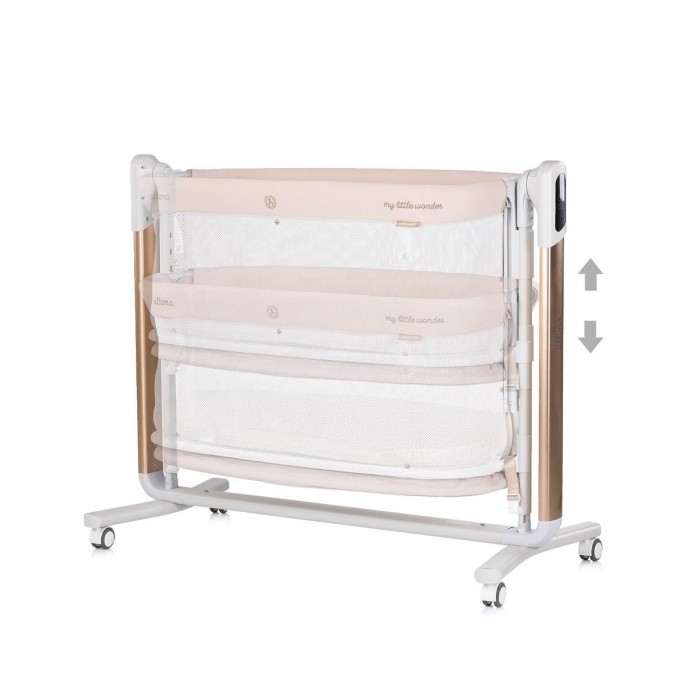 Chipolino Co-Sleeper Electric Ultima Beige