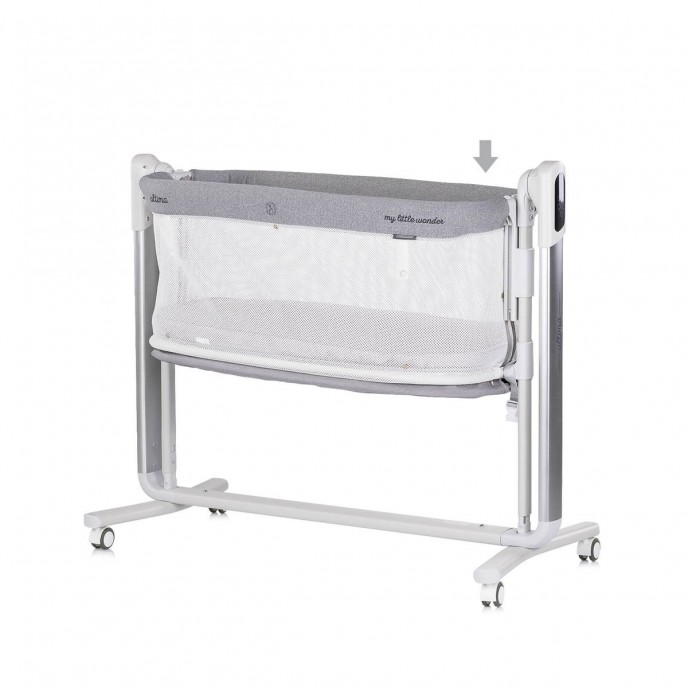 Chipolino Co-Sleeper Electric Ultima Grey