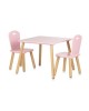 Chipolino Wooden Table and Chairs Pink