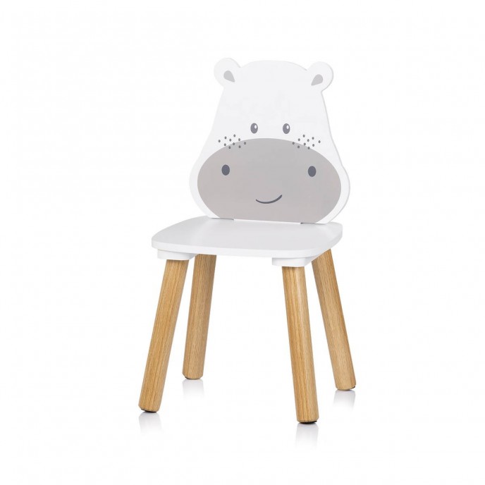 Chipolino Wooden Table and Chairs Hippo Lion