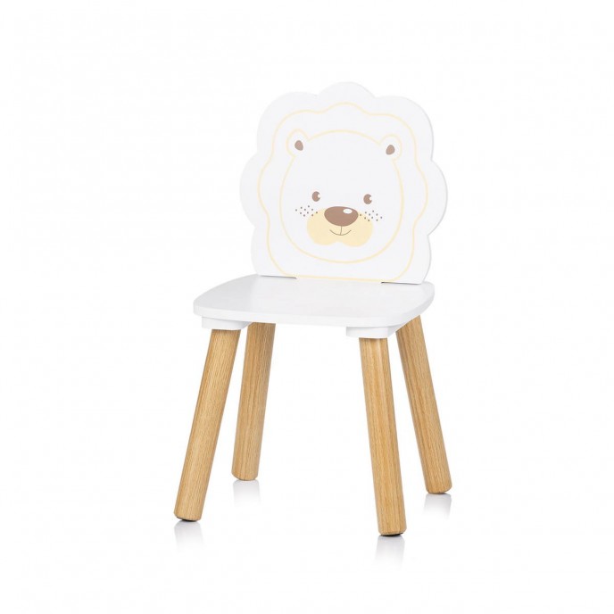 Chipolino Wooden Table and Chairs Hippo Lion