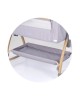 Chipolino Bedside Crib Charisma Wood & Platinum