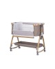 Chipolino Bedside Crib Charisma Wood & Latte