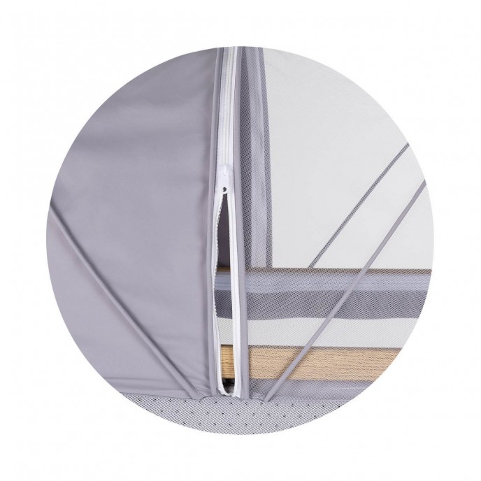 Chipolino Bedside Crib Charisma Wood & Latte