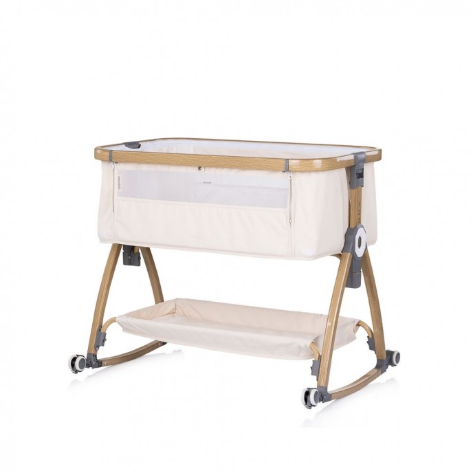 Chipolino Bedside Crib Charisma Wood & Cashmere Chipolino Bedside Crib Charisma Wood & Cashmere
