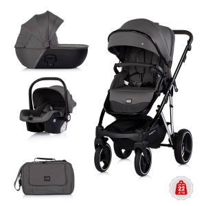 Chipolino Travel System Imperium Charcoal
