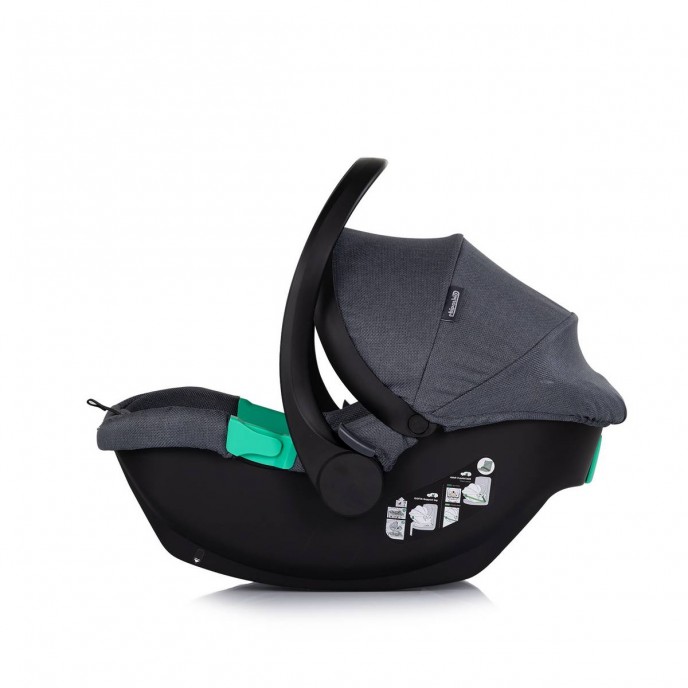 Chipolino Travel System Aurora Charcoal