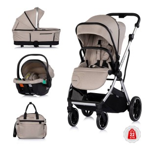 Chipolino Travel System Aurora Latte