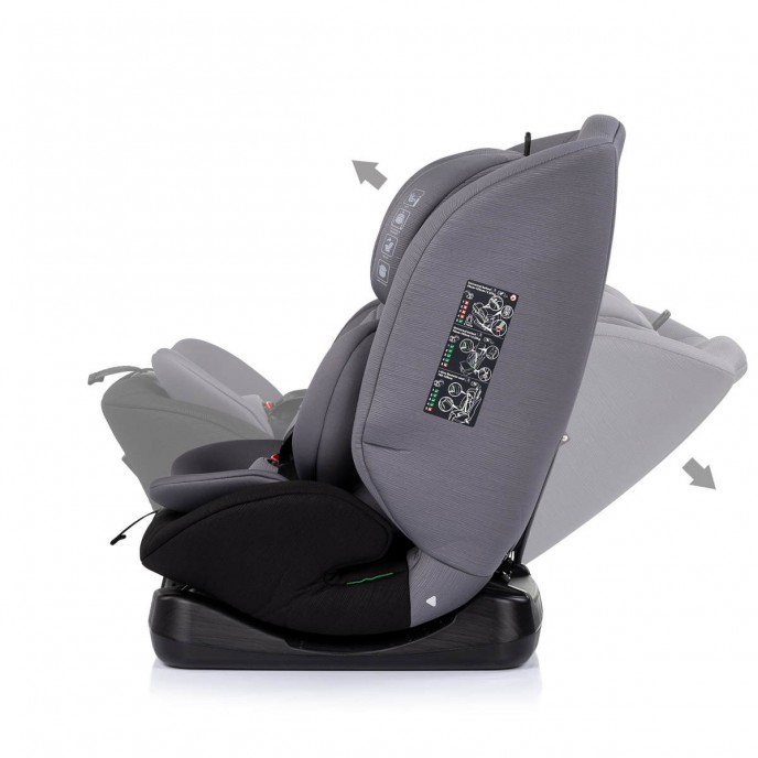 Chipolino Carseat I-Size Mondial Charcoal (40-150cm)