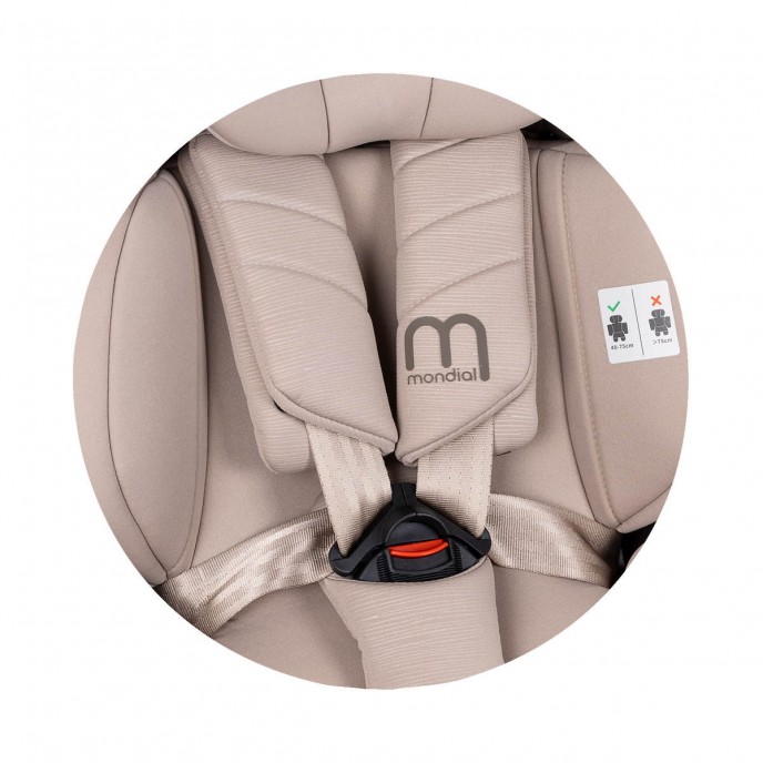 Chipolino Carseat I-Size Mondial Latte (40-150cm)