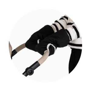 Chipolino Stroller Handle Gloves Noir