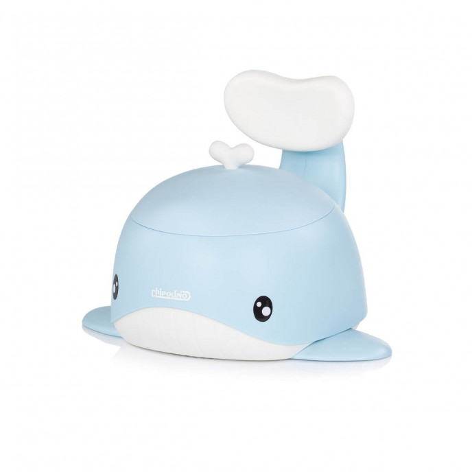 Chipolino Potty with Lid Whale Blue