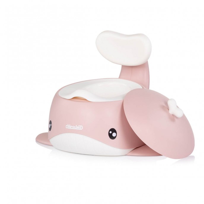 Chipolino Potty with Lid Whale Pink