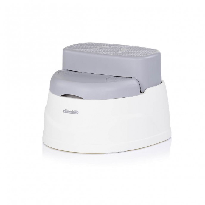 Chipolino Potty and Step Stool 2 Grey