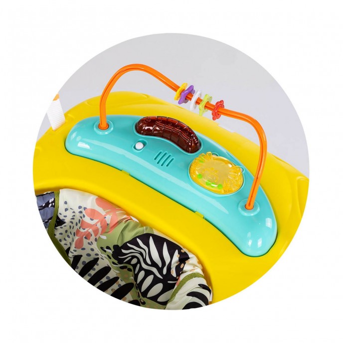 Chipolino Activity Center and Jumper Jumpy Car Yellow