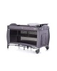 Chipolino Travel Cot Bella Charcoal Chipolino Travel Cot Bella Charcoal