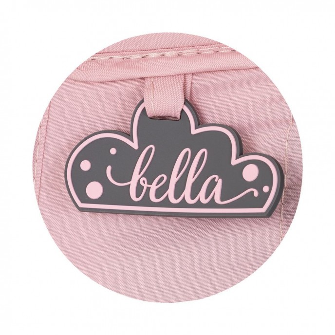 Chipolino Travel Cot Bella Powder Pink