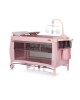 Chipolino Travel Cot Bella Powder Pink