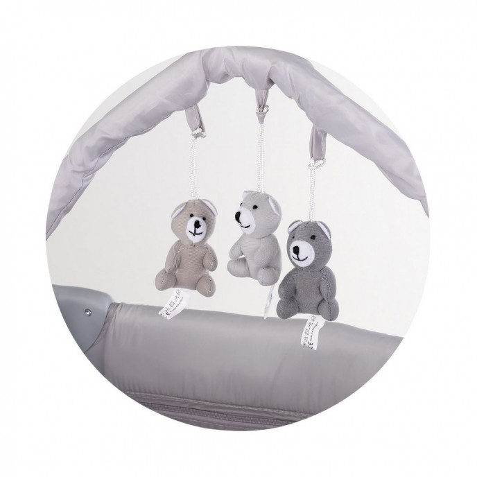 Chipolino Travel Cot Luna Platinum Chipolino Travel Cot Luna Platinum