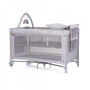 Chipolino Travel Cot Luna Platinum