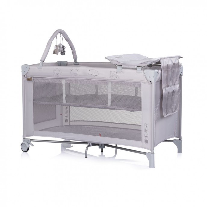 Chipolino Travel Cot Luna Platinum Chipolino Travel Cot Luna Platinum