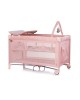 Chipolino Travel Cot Luna Powder Pink Chipolino Travel Cot Luna Powder Pink