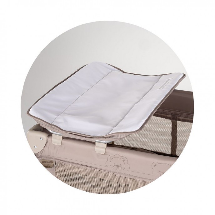 Chipolino Travel Cot Luna Powder Pink Chipolino Travel Cot Luna Powder Pink