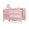 Chipolino Travel Cot Luna Powder Pink