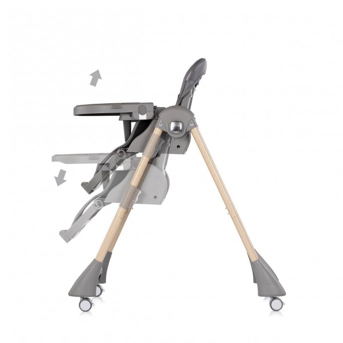 Chipolino Highchair Candy Shop Charcoal