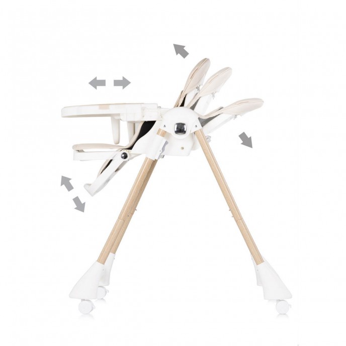 Chipolino Highchair Candy Shop Cashmere