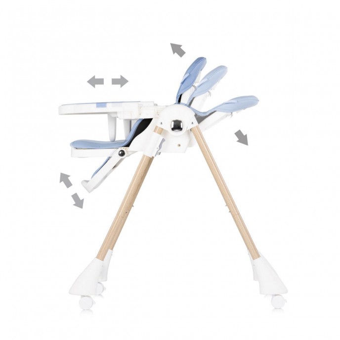 Chipolino Highchair Candy Shop Sky Blue