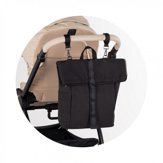 Chipolino Diaper Backpack Noir Black Chipolino Diaper Backpack Noir Black