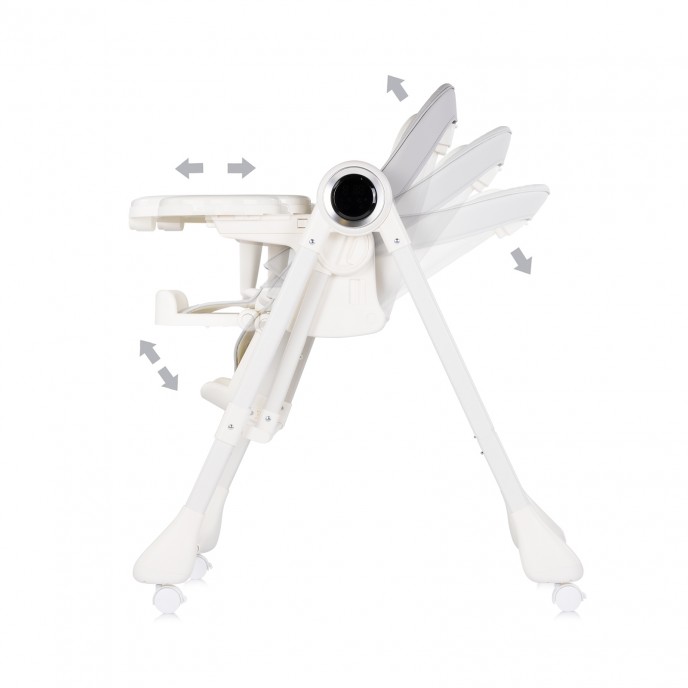 Chipolino Highchair and Electric Swing Master Class Cashmere