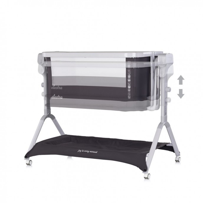 Chipolino Co-Sleeper Electric Electra Charcoal
